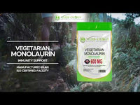 Load and play video in Gallery viewer, Herb-ology Monolaurin 600mg High Strength Vegan Capsules For Immune Support
