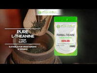 Load and play video in Gallery viewer, Herb-ology L-Theanine Pure Vegan Friendly Powder For Focus &amp; Relaxation
