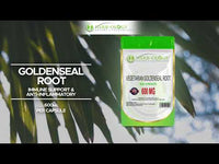 Load and play video in Gallery viewer, Herb-ology Goldenseal Root 600mg Vegan Capsules
